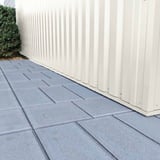 Trapezblech 35/207 Wand, Grauweiß RAL 9002, 0,75 mm Stahl, Detailansicht der Wandverkleidung