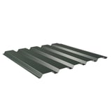 Trapezblech 35/207 Moosgrün (RAL 6005) aus 0,50 mm Stahl mit 60 µm Puramid Beschichtung, Hauptansicht