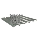 Trapezblech 35/207 Aluminium 0,70 mm Moosgrün RAL 6005 mit eingeblendeten Eckdaten