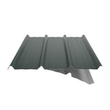 Trapezblech 45/333 Aluminium moosgrün, 0,70 mm mit Polyesterbeschichtung, teilweise Vlies