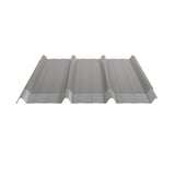 Trapezblech 45/333 Graualuminium mit Anti-Tropf-Vlies auf der Unterseite, Schnittansicht