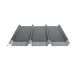Trapezblech 45/333 Anthrazitgrau, Unterseite mit Anti-Tropf-Vlies, Schnittansicht