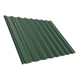 Trapezblech T18DR moosgrün, 0,50 mm Stahl, 25 µm Polyesterbeschichtung, Hauptansicht