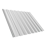 Trapezblech T18DR Lichtgrau (RAL 7035) 0,50 mm, Hauptansicht schraeg von oben