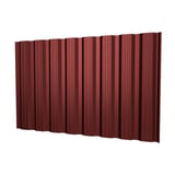 Trapezblech T18DR Aluminium 0,70 mm Rotbraun RAL 8012, Hauptansicht