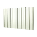 Trapezblech T18DR Grauweiß, 0,75 mm Stahl, Polyesterbeschichtung, freigestellt