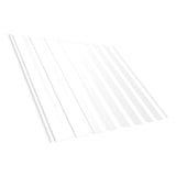 Trapezblech T20M, Reinweiß (RAL 9010), 0,75 mm Stahl mit 25 µm Polyesterbeschichtung, Hauptansicht