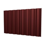 Trapezblech T20M Wand Rotbraun RAL 8012, 0,75mm Stahl, PURLAK® Beschichtung, Hauptansicht