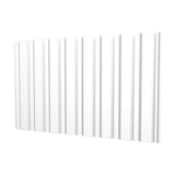 Trapezblech T20M Wand in Reinweiß RAL 9010, Hauptansicht des Profils
