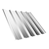 Trapezblech T35DR Lichtgrau RAL 7035, 0,50 mm, Hauptansicht schraeg von oben