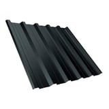 Trapezblech T35DR aus Stahl 0,75 mm, Anthrazitgrau RAL 7016, 25 µm Polyesterbeschichtung, Hauptansicht