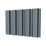 Trapezblech T35DR Wand in Fenstergrau (RAL 7040), 0,63 mm Stahl, 200 µm HPS Ultra Beschichtung