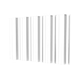 Trapezblech T35DR Wand Reinweiß RAL 9010, 0,75 mm, Polyesterbeschichtung, Hauptansicht