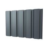 Trapezblech T35M Wand aus Stahl 0,50 mm in Fehgrau RAL 7000, Hauptansicht der Profilstruktur