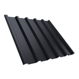 Trapezblech T35MD Graphitgrau, 0,50 mm Stahl, 25 µm Polyester, Hauptansicht schräg von oben