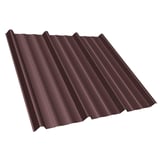 Trapezblech T45/333M schokoladenbraun, 0,50 mm Stahl, Hauptansicht