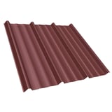 Trapezblech T45/333MD, 0,50 mm Stahl, rotbraun (RAL 8012), 50 µm PURLAK® Beschichtung, Hauptansicht