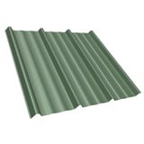 Trapezblech T45/333MD Resedagrün, 0,75 mm Stahl, 25 µm Polyester, Hauptansicht