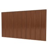 Trapezblech T7M Wand Eiche 0,50 mm, Hauptansicht mit Holzmaserung