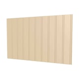 Trapezblech T7M Wand Hellelfenbein RAL 1015, 0,75 mm Stahl, Hauptansicht