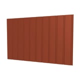 Trapezblech T7M Wand Kupferbraun RAL 8004, Stahl 0,75 mm, 25 µm Polyesterbeschichtung, Hauptansicht