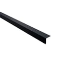 Traufenblech Anthrazitgrau RAL 7016, 0,50 mm Stahl, schraeg von oben
