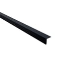 Traufenblech 5x5 cm, 95°, Anthrazitgrau (RAL 7016) aus 0,50 mm Stahl, 80 µm Shimoco beschichtet