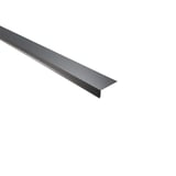 Traufenblech aus Stahl, 0,50 mm, Anthrazitgrau RAL 7016, 25 µm Polyesterbeschichtung, Hauptansicht