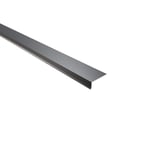 Traufenblech aus anthrazitgrauem Stahl, 0,50 mm stark, 60 µm Puramid beschichtet, Hauptansicht