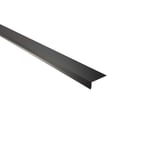Traufenblech Stahl 0,50 mm Tiefschwarz RAL 9005, Hauptansicht