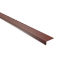 Traufenblech 8x3 cm 95 Grad Rotbraun RAL 8012 Stahl 0,75 mm Polyesterbeschichtung