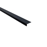 Traufenblech Anthrazitgrau, 8 x 3 cm, 95° Winkel, 0,50 mm Stahl, 80 µm Shimoco Beschichtung