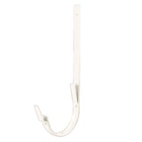 Universal Rinnenhalter Feder/Feder aus Stahl, Reinweiß (RAL 9010), 50 µm Polyurethan beschichtet