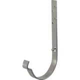Universal Rinnenhalter aus Stahl, Graualuminium RAL 9007, 50 µm Polyurethan-Beschichtung, Hauptansicht