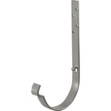 Universal Rinnenhalter aus Stahl, Graualuminium RAL 9007, 50 µm Polyurethan-Beschichtung, Hauptansicht