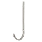 Universal Rinnenhalter aus Stahl, Graualuminium RAL 9007, 50 µm Polyurethan-Beschichtung