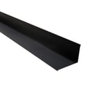 Wandanschluss aus dunkelgrauem Stahl, 0,50 mm stark, mit 35 µm Mattpolyester-Beschichtung