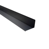Wandanschluss Anthrazitgrau, 95 Grad Winkel, 22 x 15 cm, Stahl 0,50 mm