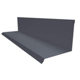 Wandanschluss Typ 2 Graphitgrau RAL 7024, Stahl 0,50 mm, 25 µm Polyesterbeschichtung