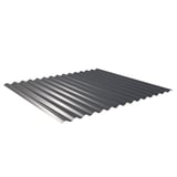 Wellblech 18/1064 Anthrazitgrau RAL 7016, 0,40 mm Stahl mit 25 µm Polyesterbeschichtung, Hauptansicht