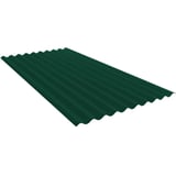Wellblech PF25W Stahl 0,63 mm Moosgrün (RAL 6005) 25 µm Polyesterbeschichtung