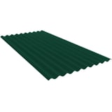 Wellblech PF25W aus moosgrünem Stahl, 0,75 mm, mit 25 µm Polyesterbeschichtung