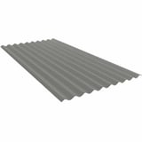 Wellblech PF25W aus Stahl, 0,75 mm, Graualuminium RAL 9007, Hauptansicht