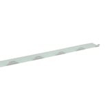 Zahnblech gelocht, weißaluminium, 0,75 mm Stahl, schräg von oben