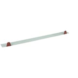 Zahnblech ungelocht, rotbraun RAL 8012, 0,75 mm Stahl, Hauptansicht