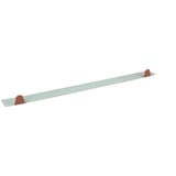 Zahnblech ungelocht, Stahl 0,75 mm, Kupferbraun RAL 8004, perspektivische Ansicht
