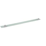 Zahnblech ungelocht, Weißaluminium RAL 9006, 0,75 mm Stahl, freigestellt auf weissem Hintergrund