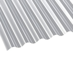 Acrylglas Wellplatte klar 1,50 mm, Hauptansicht schraeg von oben