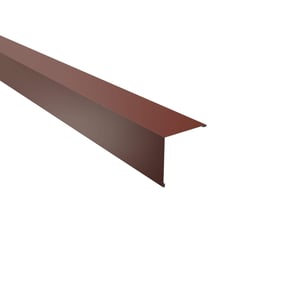 Außenecke Aluminium 0,70 mm Rotbraun (RAL 8012) mit 25 µm Polyesterbeschichtung