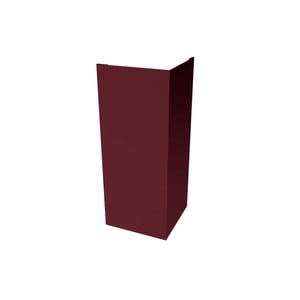 Außenecke Stahl Weinrot RAL 3005, 0,50 mm, 25 µm Polyester-Beschichtung, Hauptansicht